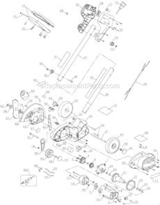 Page A Diagram and Parts List for LE750 Type 1 Black and Decker Trimmer